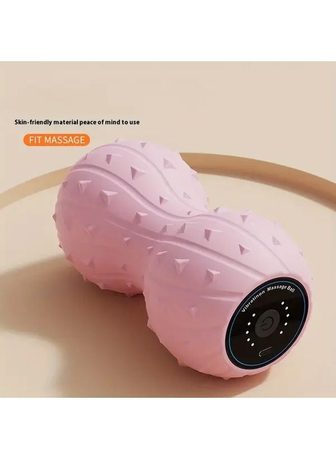 Rosy 5 Speed Vibrating Peanut Massage Ball USB Rechargeable Deep Tissue Trigger Point Therapy - Image 3